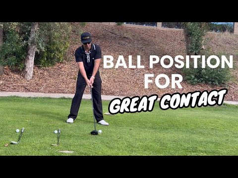 Ball position in golf