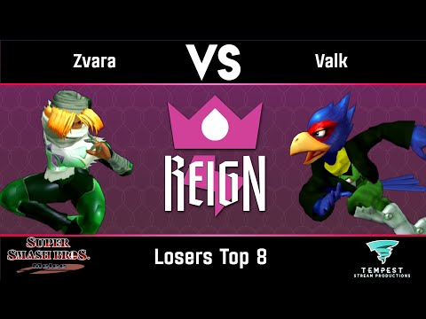Zvara (Sheik) vs Valk (Falco) - Losers Top 8 - Reign 6