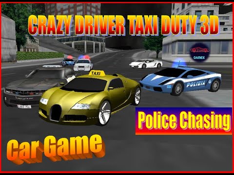 CRAZY DRIVER TAXI DUTY 3D Game play 1||Taxi Car Simulator Game|| Police Chases the Car|| SHENORIK GX