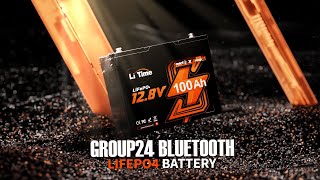 ❄️LiTime 12V 100Ah Slim LiFePO4 baterie s Bluetooth a ohřevem – ultra tenká baterie do karavanu, vestavby a lodě