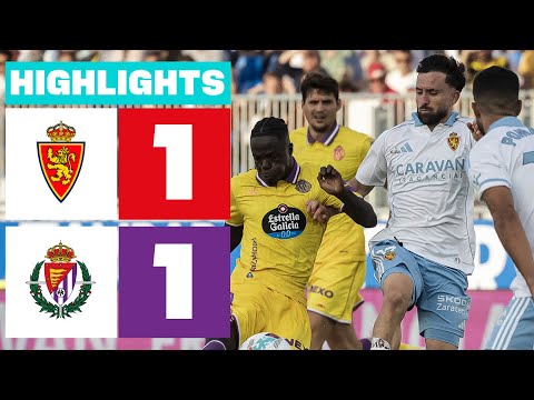 REAL ZARAGOZA 1 - 1 REAL VALLADOLID | RESUMEN LALIGA HYPERMOTION