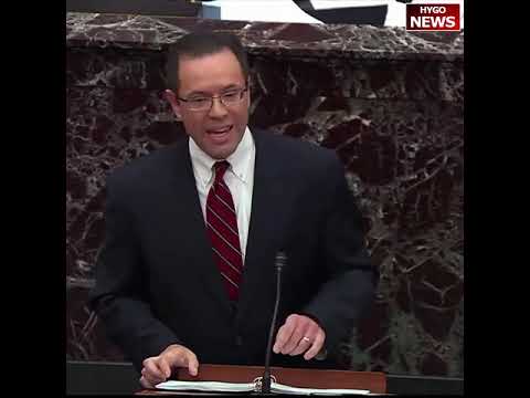 Michael Purpura refuted the House’s case in Senate impeachment trial (Jan 27, 2020)
