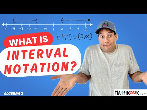 How to Write a Set of Numbers in Interval Notation