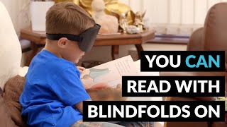 TRAIN YOURSELF TO READ WITH BLINDFOLDS ON | SUPERHUMAN FILM