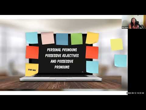 Personal Pronoun, Possessive Pronouns, & Possessive Adjective - ESL Level 5