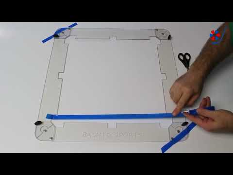 BASHTO Boccia Cross Template / BASHTO Šablóna na vylepenie boccia kríža