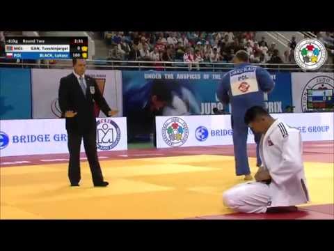 Tuvshinjargal GAN (MGL) Vs Lukasz BLACH (POL) - Judo Grand Prix Ulaanbaatar 2014 [-81kg]