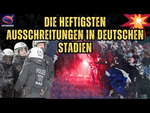 🔥 Die heftigsten Ausschreitungen in deutschen Fußballstadien! ⚽💥 Ultras & Randale