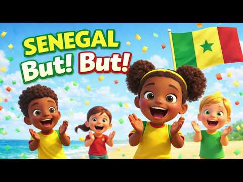 SENEGAL BUT BUT ⚽🎶 | comptine pour enfants | #français #can CAN#But#Football#senegal #goal