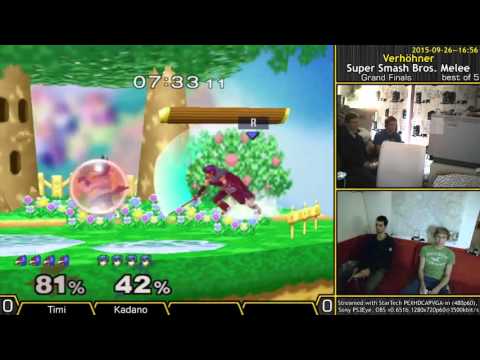 [Singles Grand Finals] Timi (Falco) vs Kadano (Marth) [Verhöhner 2015-09-26]