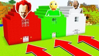 DO NOT CHOOSE THE WRONG HOUSE! (PENNYWISE ,BALDI&#39;S BASICS, GRANNY)  Ps3/Xbox360/PS4/XboxOne/PE/MCPE)