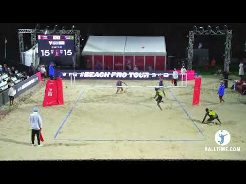 Cherif/Ahmed QAT [4] George/Andre BRA [5] 2-1 (20-22, 21-19, 15-13)