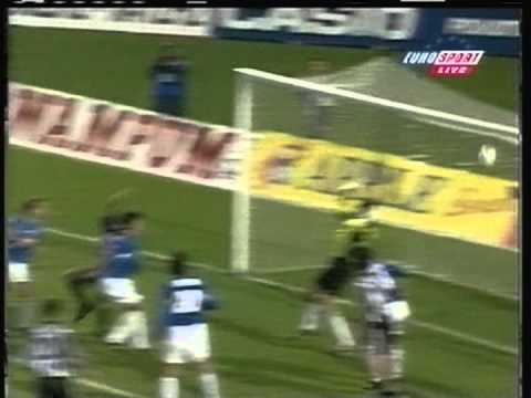 2000 November 9 PAOK Greece 3 Udinese Italy 0 UEFA Cup