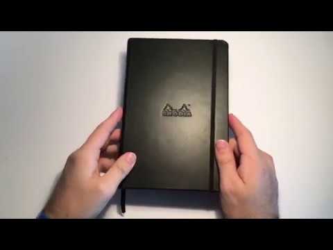 Revisão do notebook: Rhodia A5 Webnotebook 'Webbie'. Dot Grid