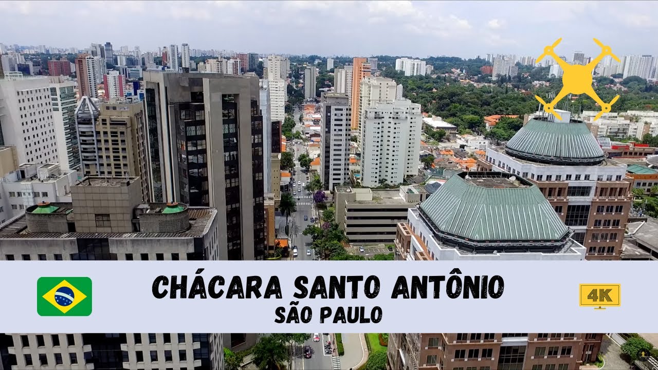 🇧🇷 Chácara Santo Antônio, São Paulo 🇧🇷 by drone [4K]