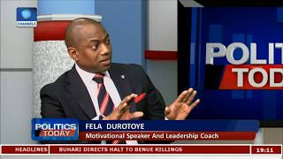 General Elections: Money Will Fail In 2019 - Fela Durotoye Pt.1 |Politics Today|
