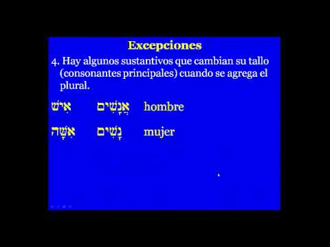 CURSO HEBREO BIBLICO PARA PRINCIPIANTES 6/14 IBIT