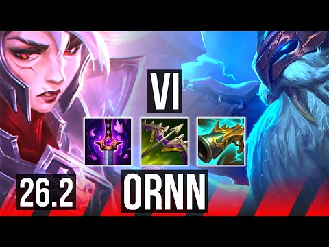 VI vs ORNN (TOP) | 42K damage | EUW Challenger | 26.2