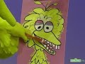 Classic Sesame Street Big Bird Telly Monster Tooth Talk