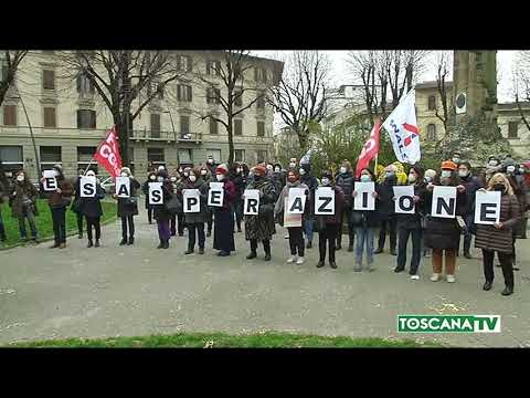 2021-02-16 FIRENZE - SCUOLA, PROTESTANO GLI INSEGNANTI DEL MASACCIO
