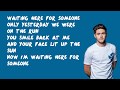 Too Much to Ask - Niall Horan (Lyrics)