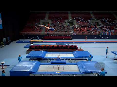 KLIUCHNYK Diana (UKR) - 2017 Trampoline Worlds, Sofia (BUL) - Qualification Trampoline Routine 1