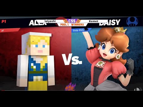 Clemson Smash Series 37 - Winners - lolyoshi (Steve) vs. Kemet (Daisy, Peach) - SSBU