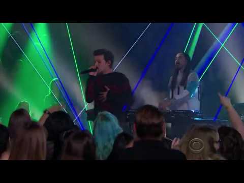 Steve Aoki & Louis Tomlinson - Just Hold On (Live on The Late Late Show)