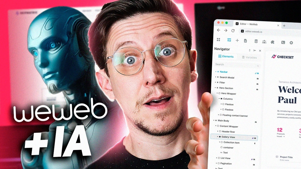 Crie Aplicativos no Piloto Automático com IA + WeWeb!