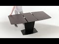 Table Rono Verre / Céramique - Gris foncé / Anthracite