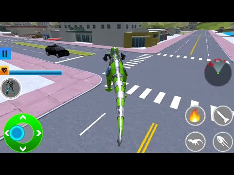 Dino Robot Car Game Dinosaur Robot Transform hero Android Gameplay #12