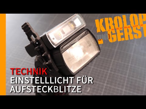 Falcon Eyes Einstelllicht für Aufsteckblitze 📷 Krolop&Gerst