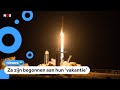 Raket met toeristen succesvol gelanceerd
