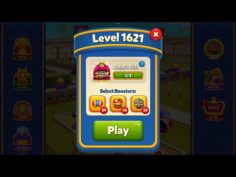 Royal Match - King Robert - Level 1621 to 1630 (express gameplay - 10 levels on single life)
