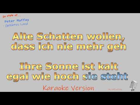 Peter Maffay - Gelobtes Land - Instrumental und Karaoke