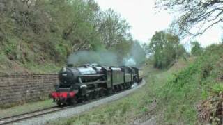 preview picture of video 'NYMR Steam Gala 45407 and 76079 Tender to Tender Beck Hole'