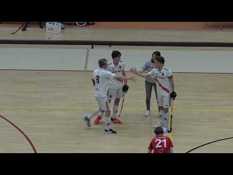 Shoot-out NK Halve Finales zaalhockey  Amsterdam JO18 Schaerwijde JO18