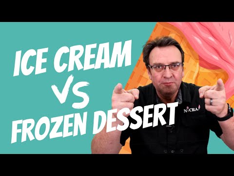 Ice Cream vs Frozen Dessert
