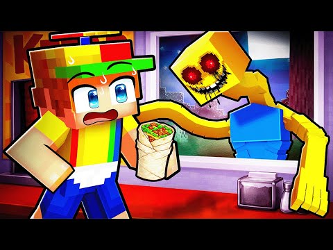 Working at a SCARY SHAWARMA KIOSK in Minecraft...