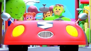 Daddy&#39;s Red Car Song | Car Songs For Children | Nursery Rhymes For Babies By The Supremes