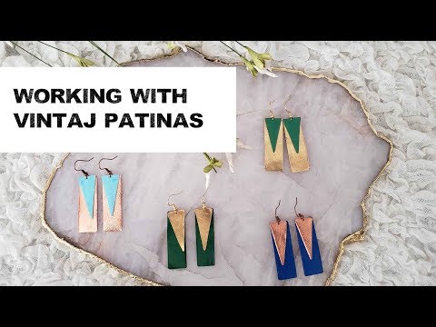 Using Metal Patinas to Brighten Jewelry (vintaj patina)