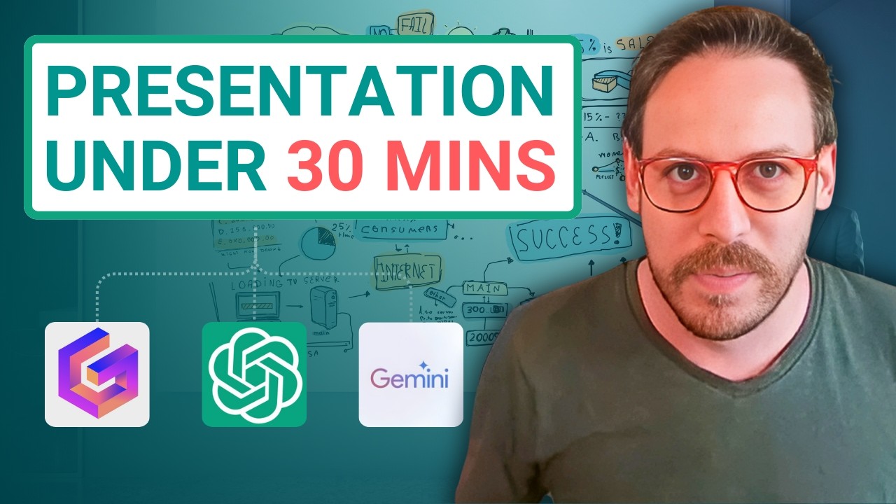 CREATE a Presentation in UNDER 30 Mins with AI (Step-by-Step Guide)