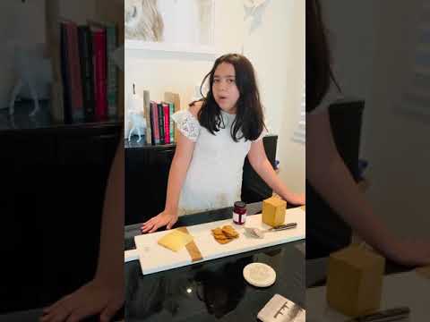 Cheese tasting! Gjetost and Manchego.