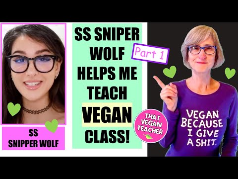 @SSSniperWolf Helps Me Teach Vegan Class! Part 1.