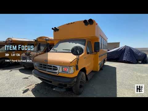 Surplus Liquidation Auction! Bid on Lot 136: 1997 Ford School Bus