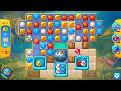 Fishdom 5672 Super Hard Level - 17 moves - NO BooSTERS