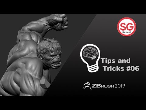 Tips and Tricks #06 Zbrush 2019 - My work process
