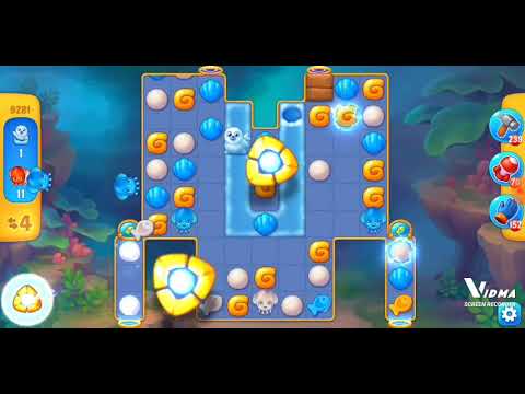 Fishdom. 9281 level no boosters and diamonds. 11 moves
