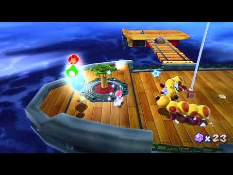 Super Mario Galaxy co-op playthrough pt35: Sinking the Airships