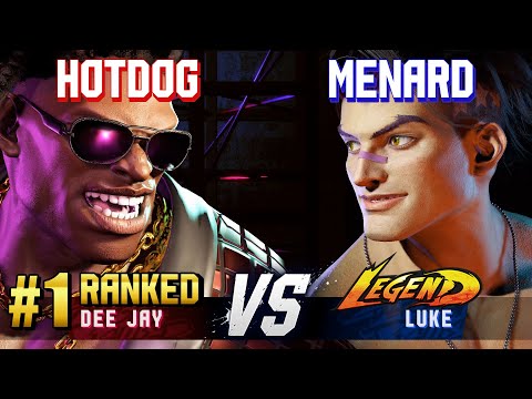 SF6 ▰ HOTDOG29 (#1 Ranked Dee Jay) vs MENARD (Luke) ▰ High Level Gameplay